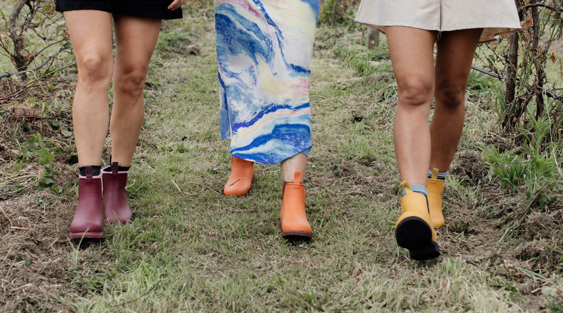 festival ankle wellies
