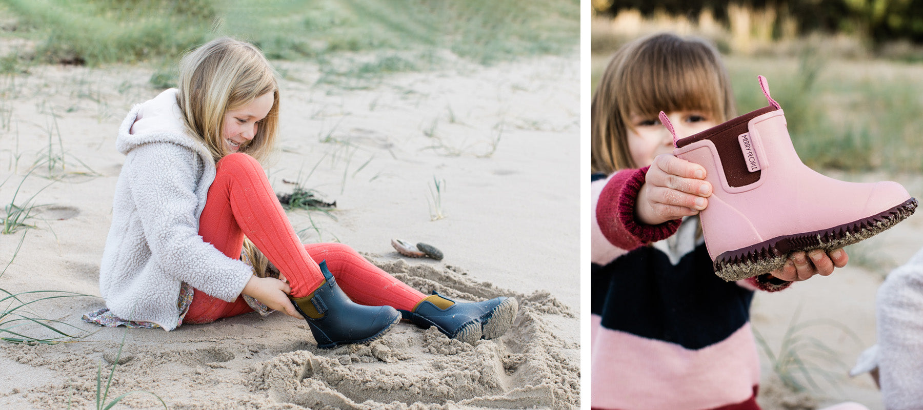 How to put wellies on a toddler