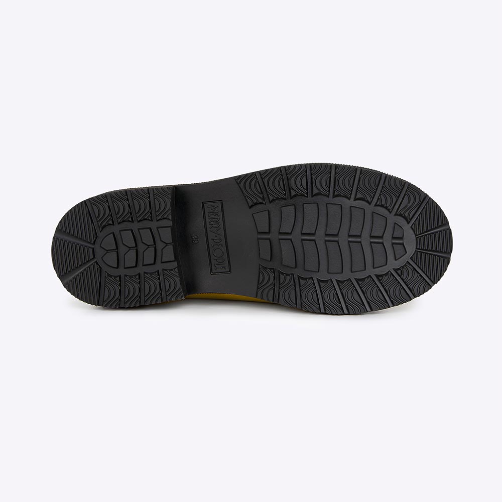 Bobbi Wellington Boot // Mustard Yellow & Black