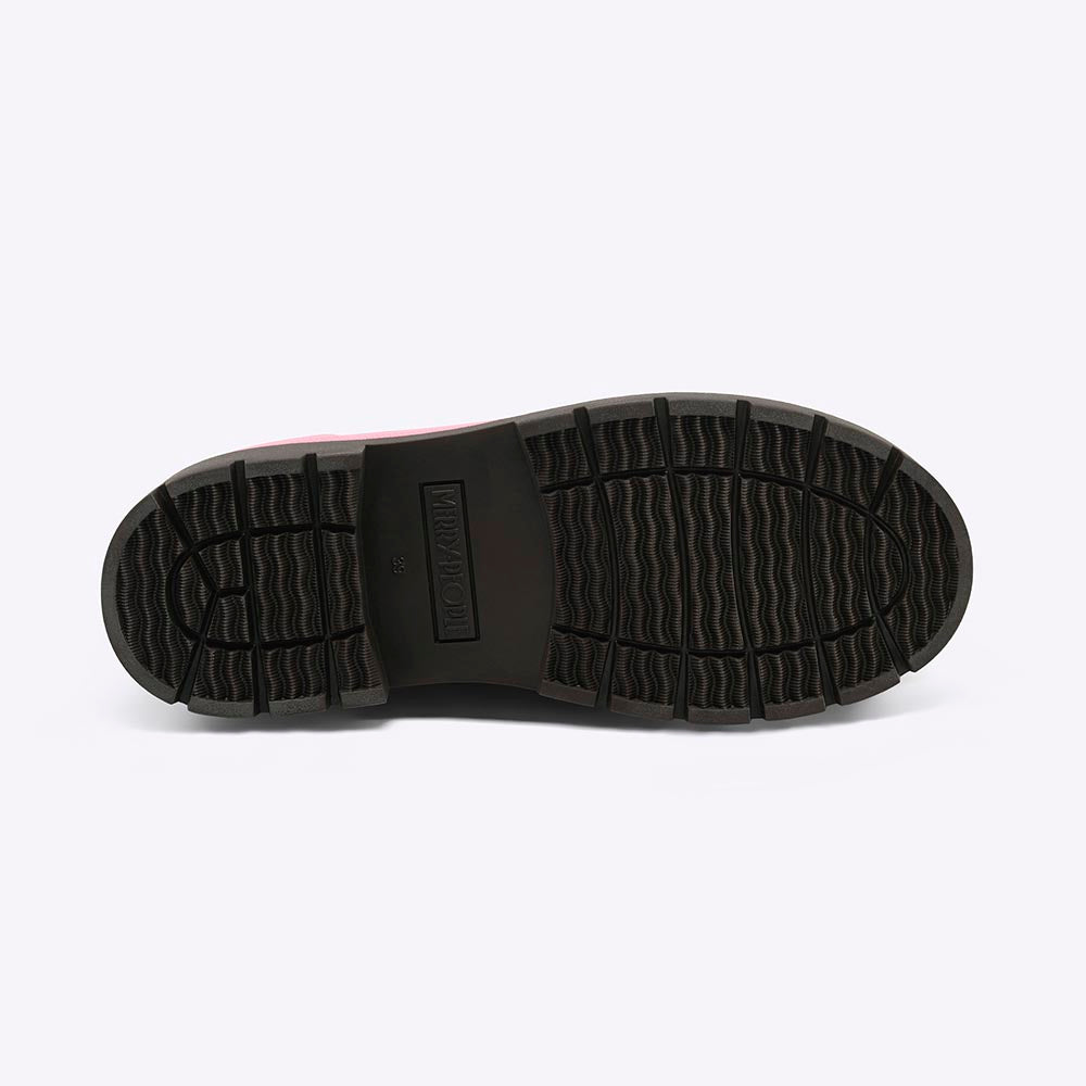 Merry People X Oliver Bonas Tully Boot // Chocolate & Pink