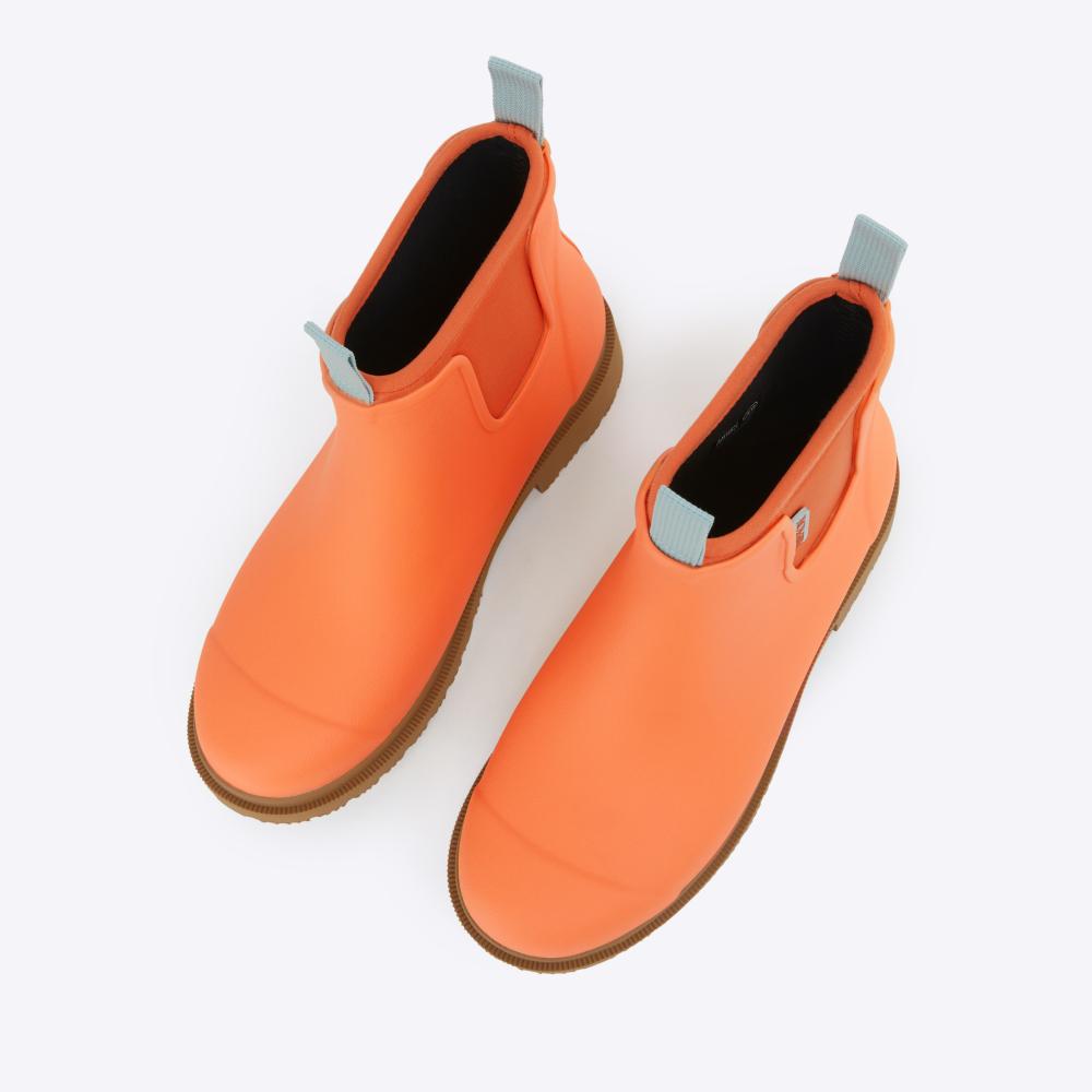 Bobbi Wellington Boot // Sherbet Orange