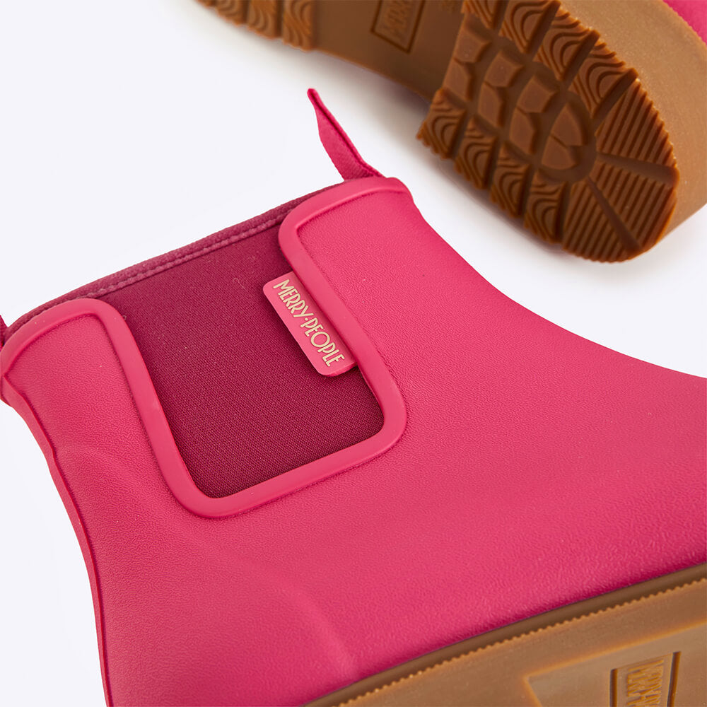 Bobbi Wellington Boot // Fuchsia Pink