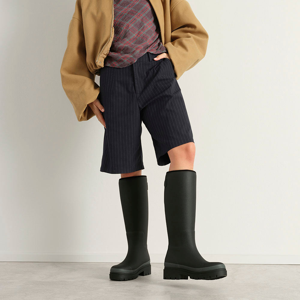 Fergie Tall Wellington Boot // Black