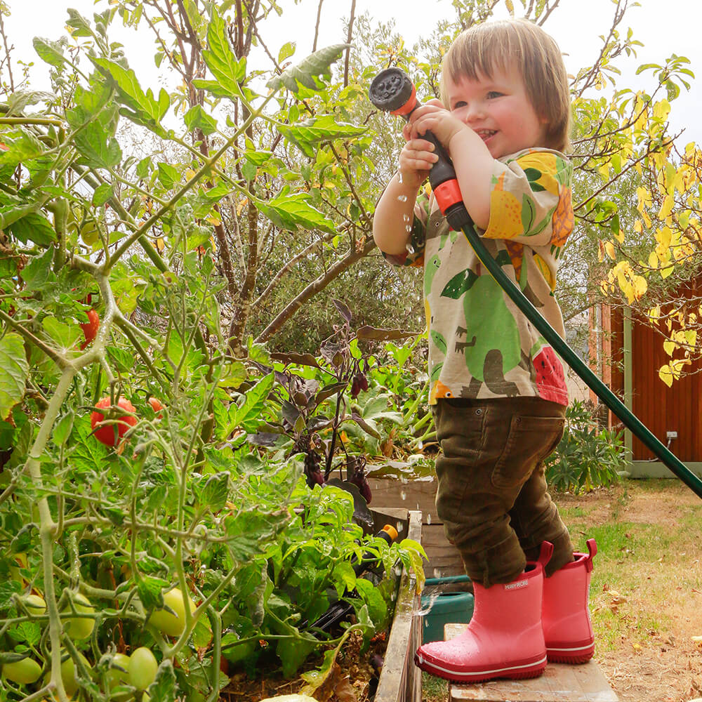 Andie Kids Wellington Boot // Bubblegum