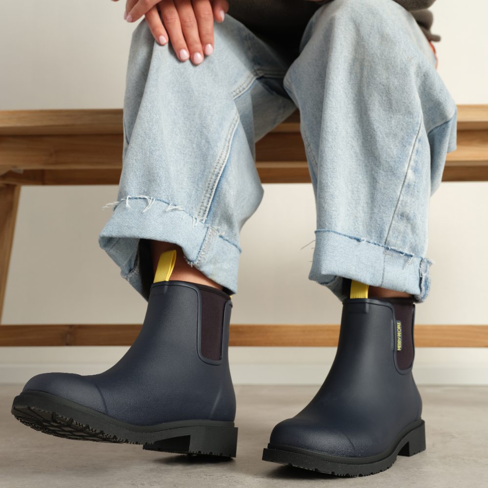 Bobbi Wellington Boot // Midnight Blue