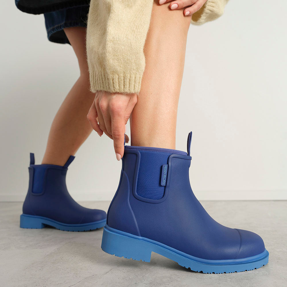 Bobbi Wellington Boot // Cobalt Blue