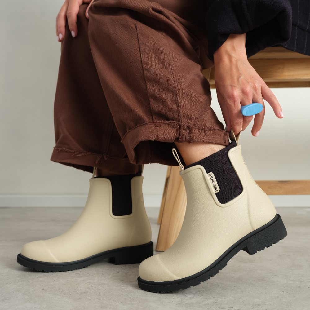 Bobbi Wellington Boot // Sand