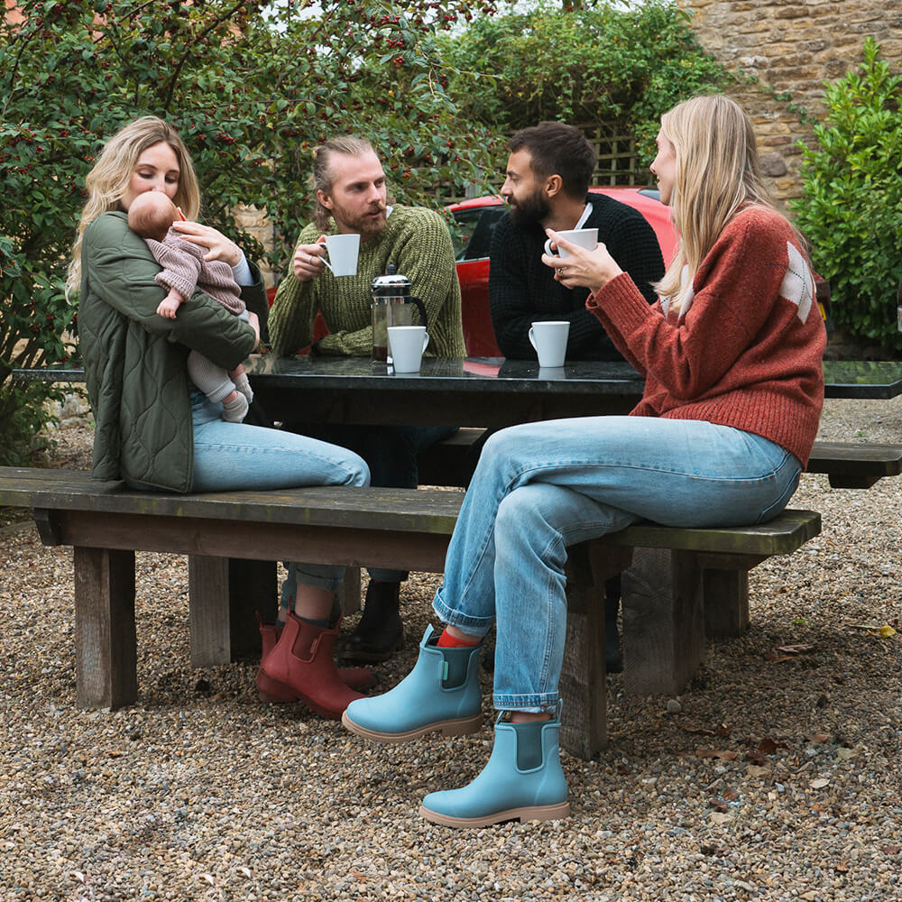 Bobbi Wellington Boot // Seafoam