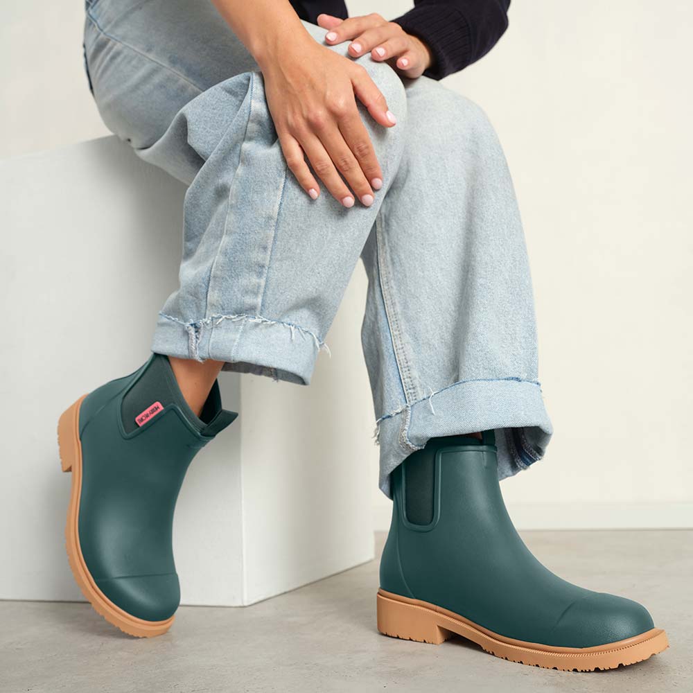 Bobbi Wellington Boot // Teal