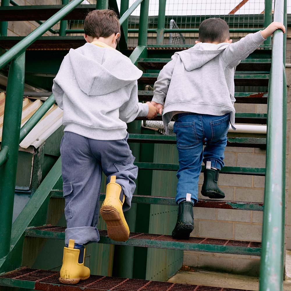 Bobbi Kids Wellington Boot // Straw