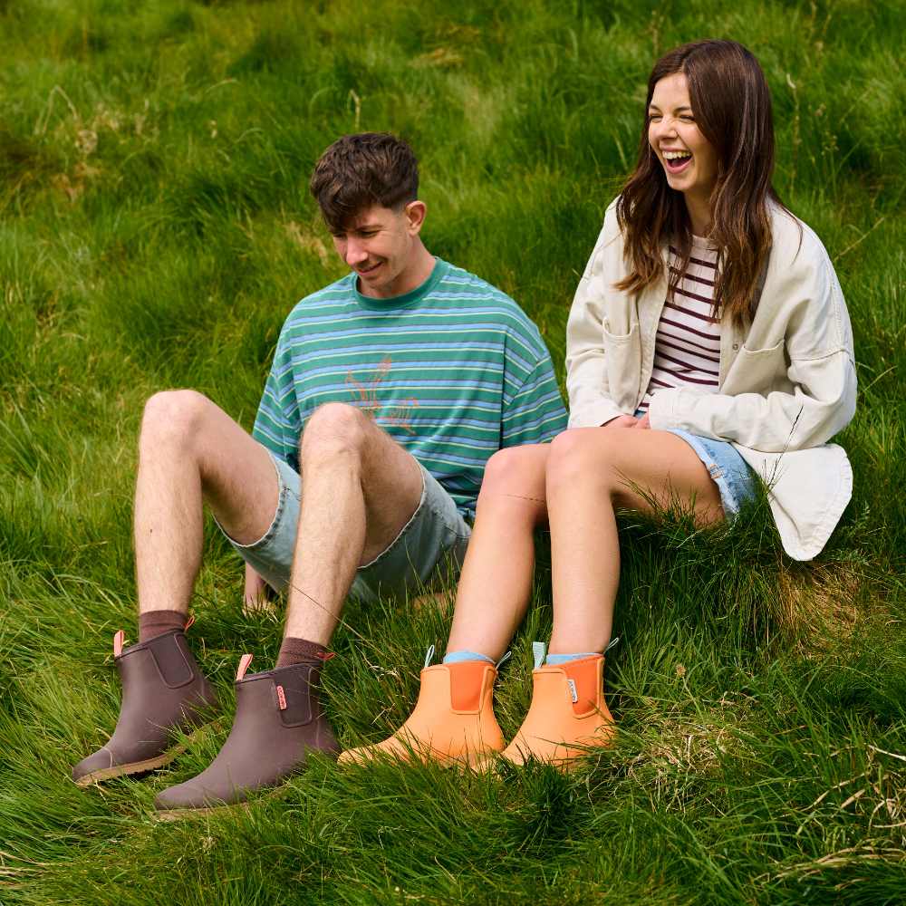 Bobbi Wellington Boot // Sherbet Orange