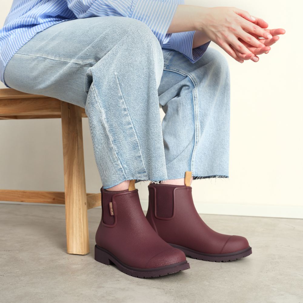 Bobbi Wellington Boot // Dark Cherry