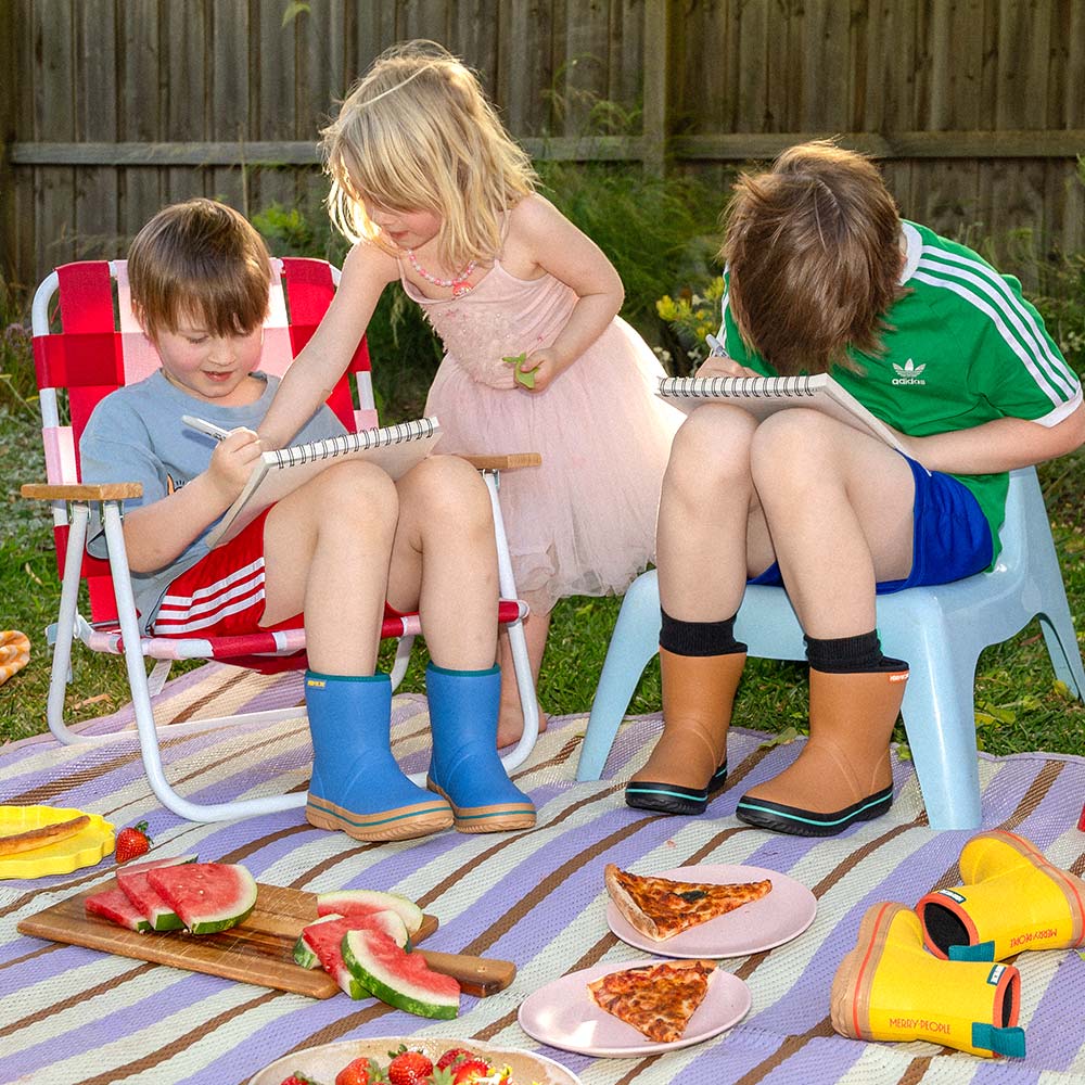 Andie Kids Wellington Boot // Caramel