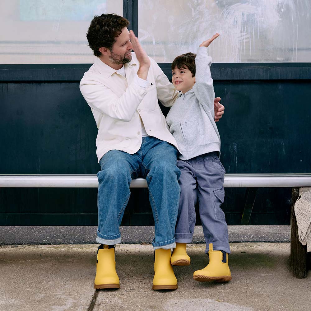 Bobbi Kids Wellington Boot // Straw