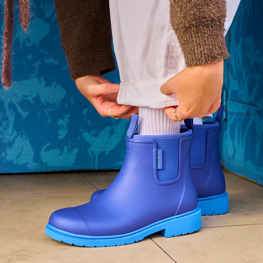 Bobbi Wellington Boot // Cobalt Blue
