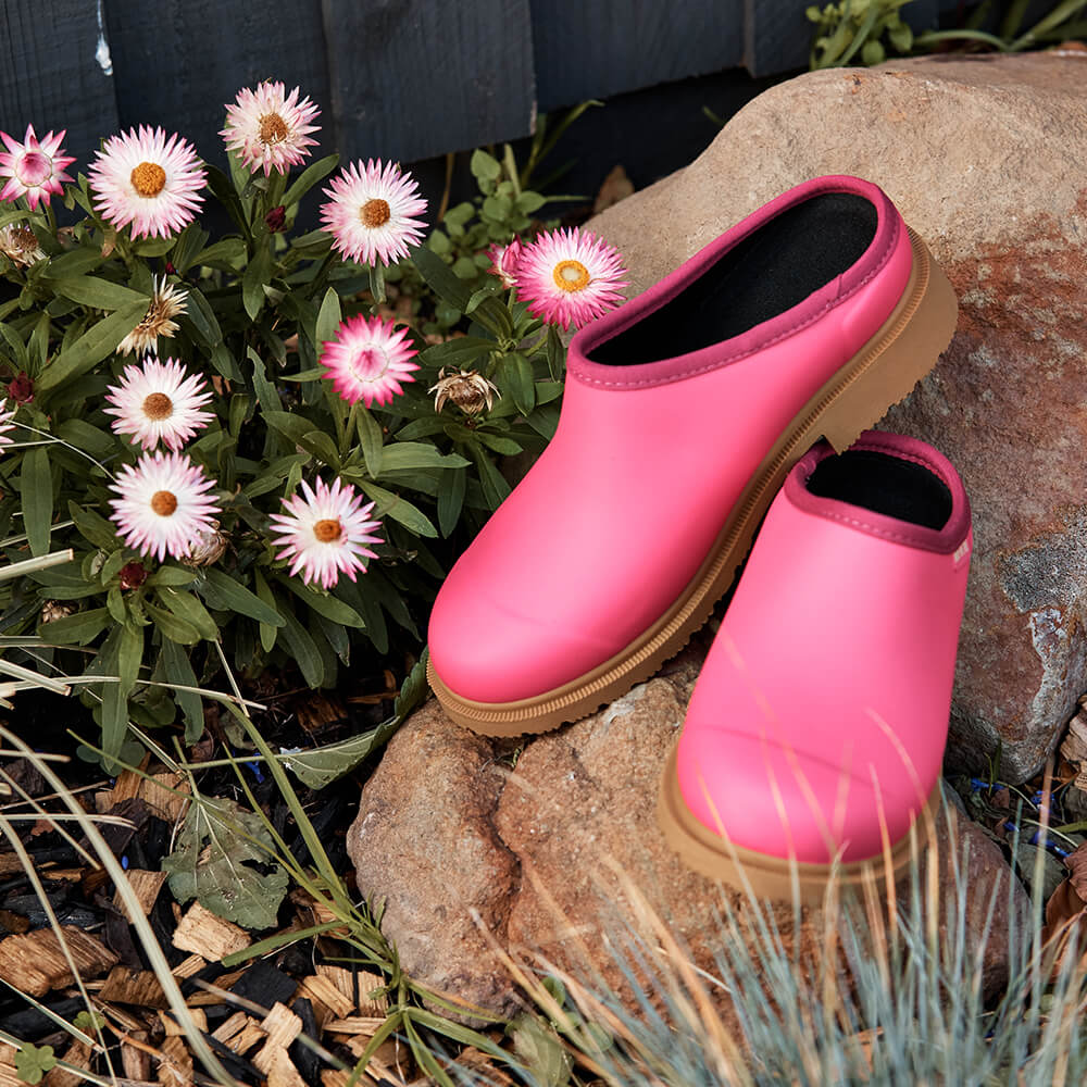 Billie Clog // Fuchsia Pink
