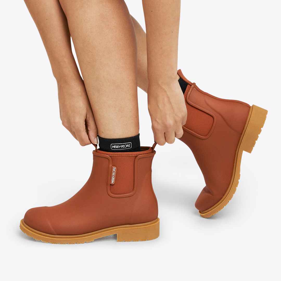 Bobbi Wellington Boot // Rust