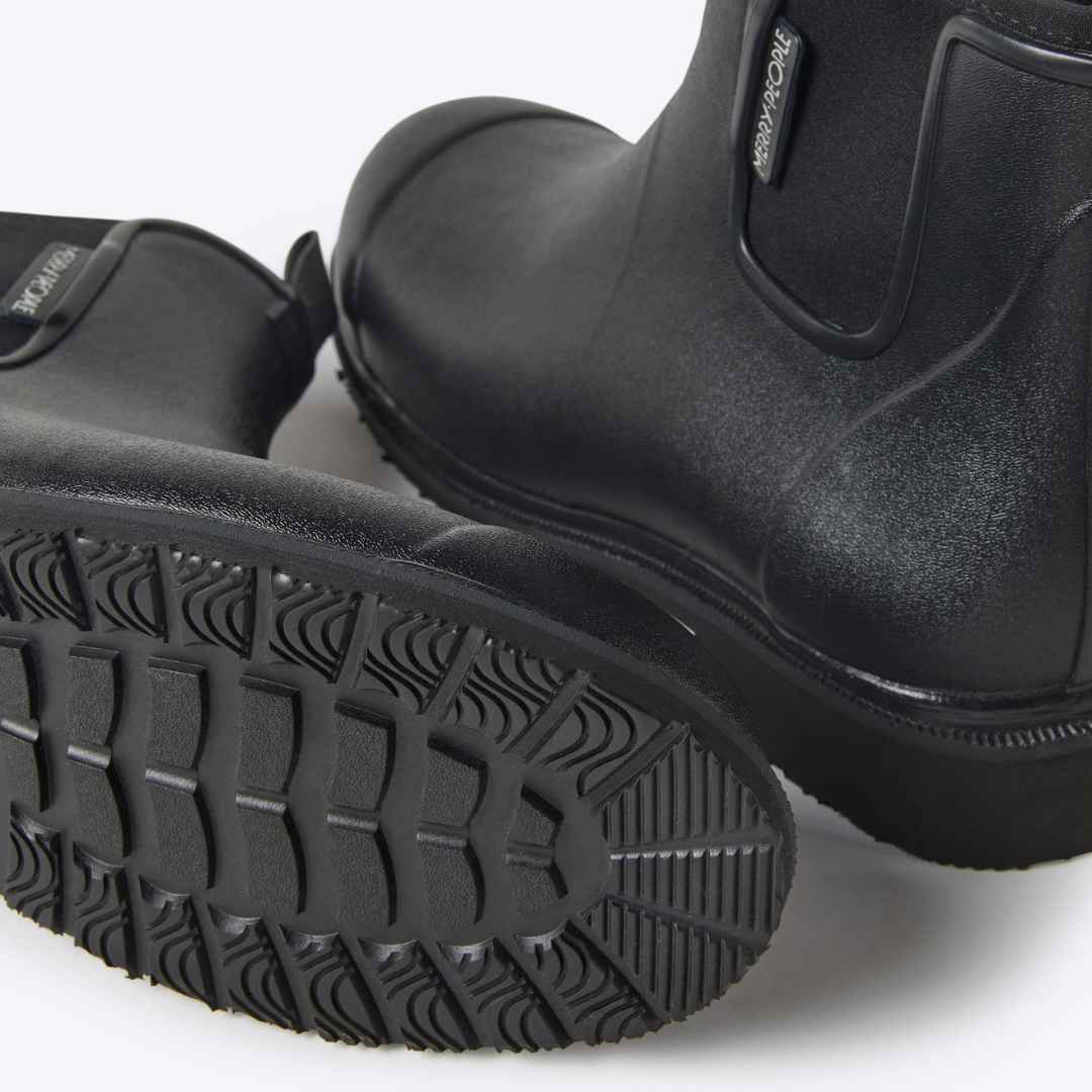 Bobbi Wellington Boot // Black & Black