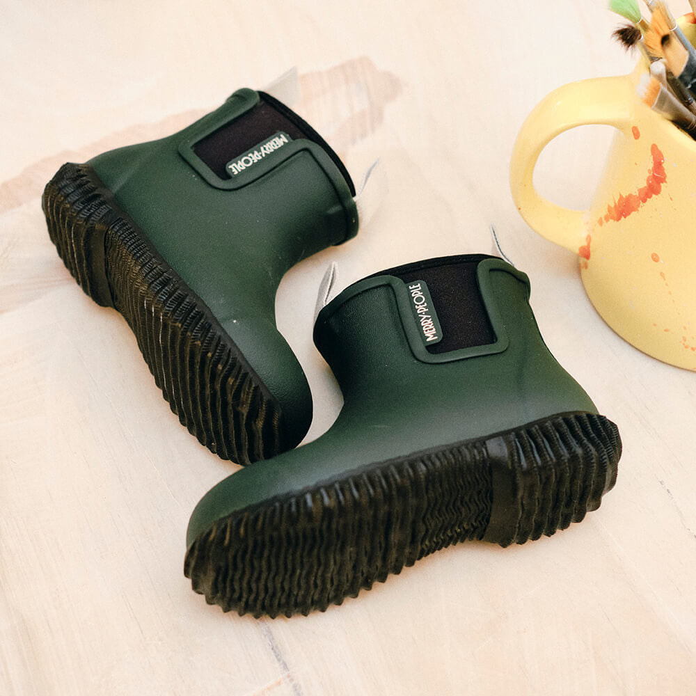 Bobbi Kids Wellington Boot // Forest Green
