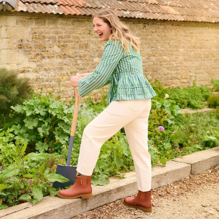 Bobbi Wellington Boot // Rust