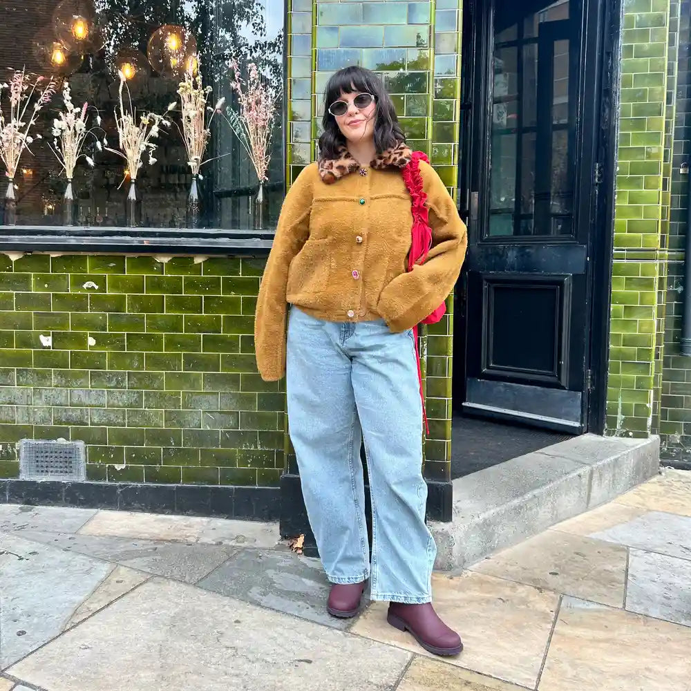 Bobbi Wellington Boot // Dark Cherry