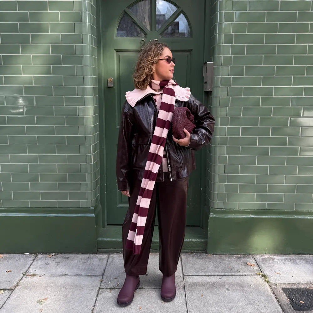 Bobbi Wellington Boot // Dark Cherry