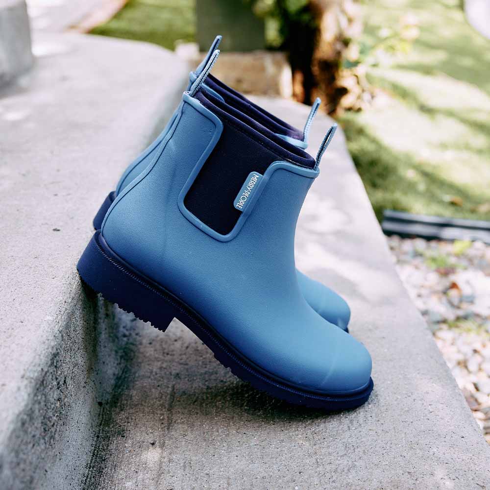 Bobbi Wellington Boot // Denim Blue