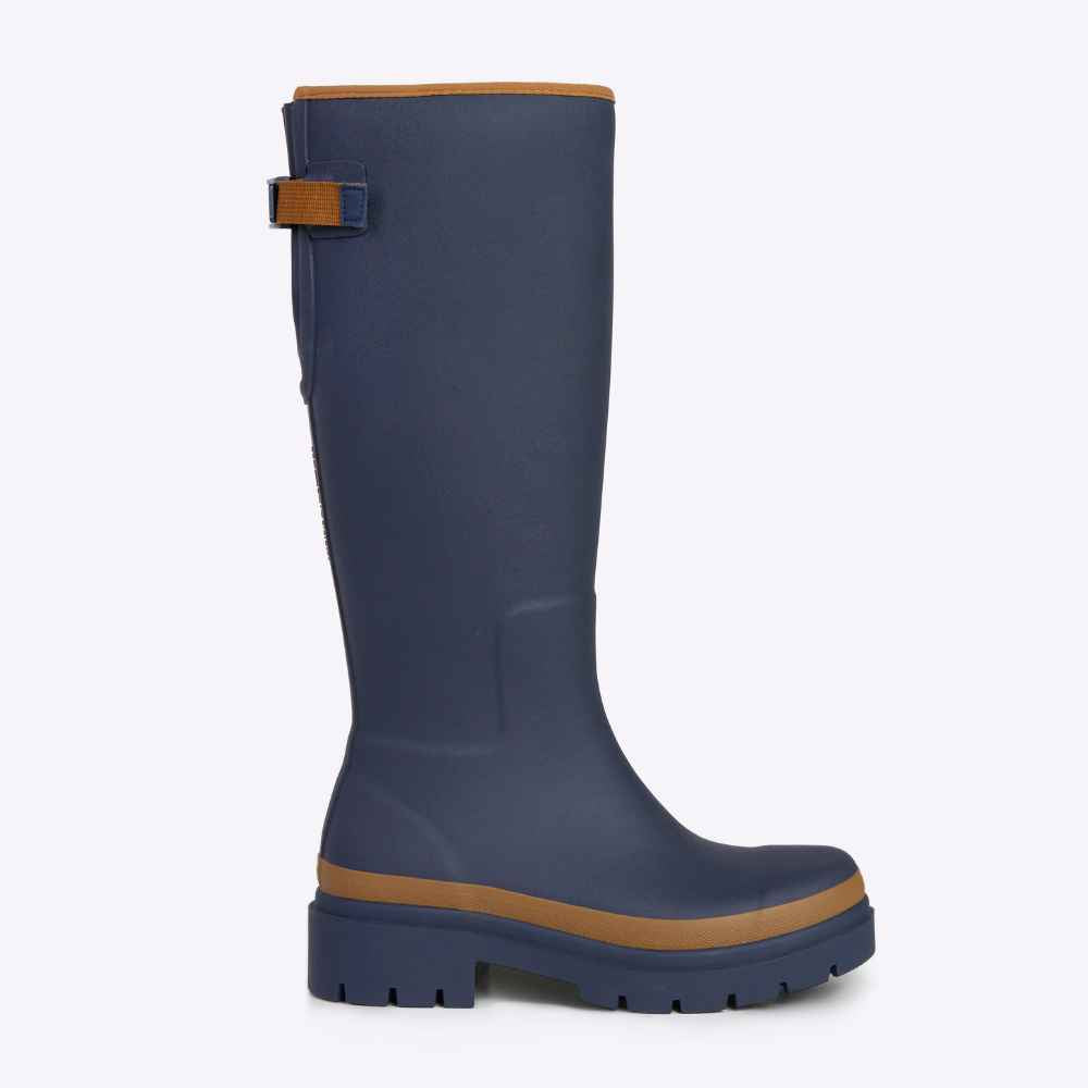 Fergie Tall Wellington Boot // Oxford Blue