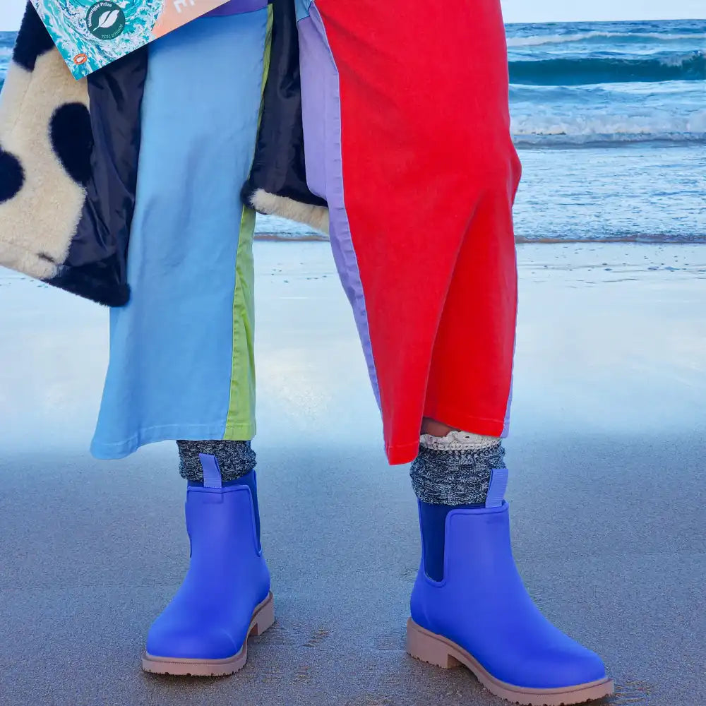 Bobbi Wellington Boot // Violet Blue