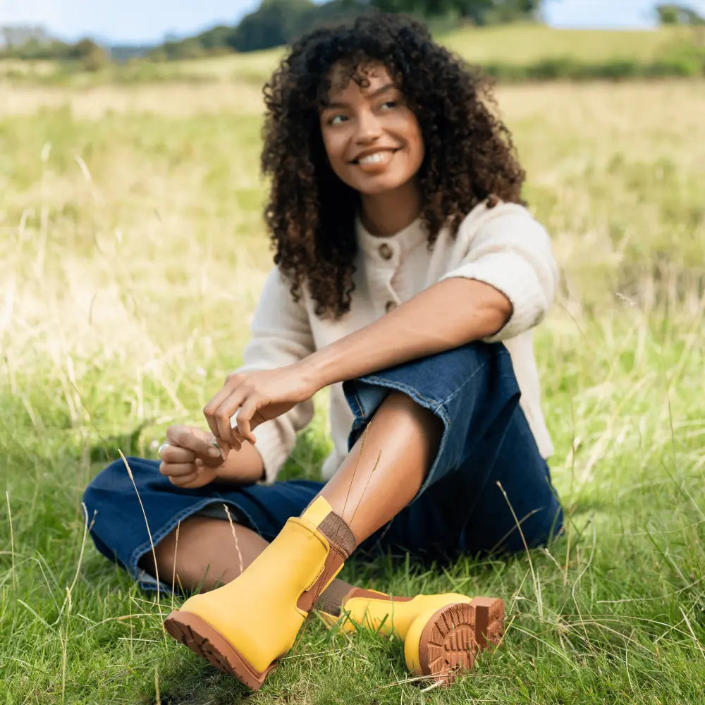 Bobbi Wellington Boot // Sunflower Yellow
