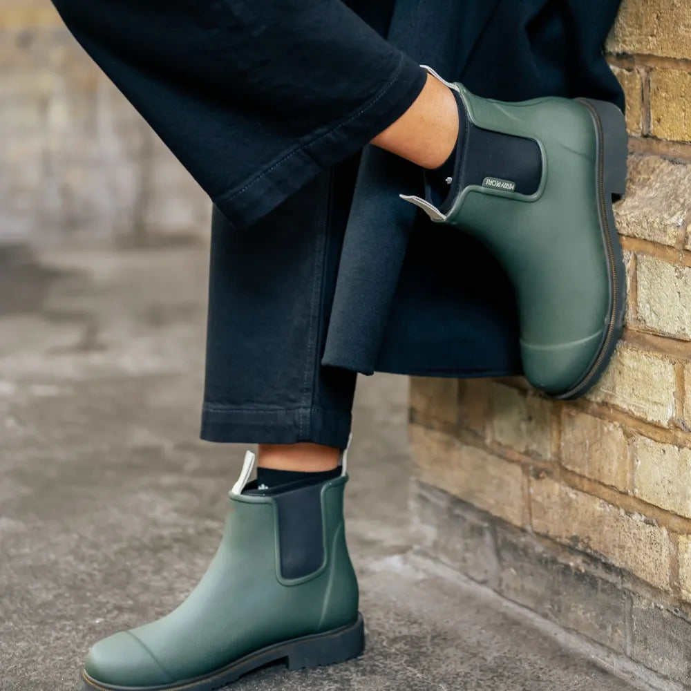 Bobbi Wellington Boot // Forest Green