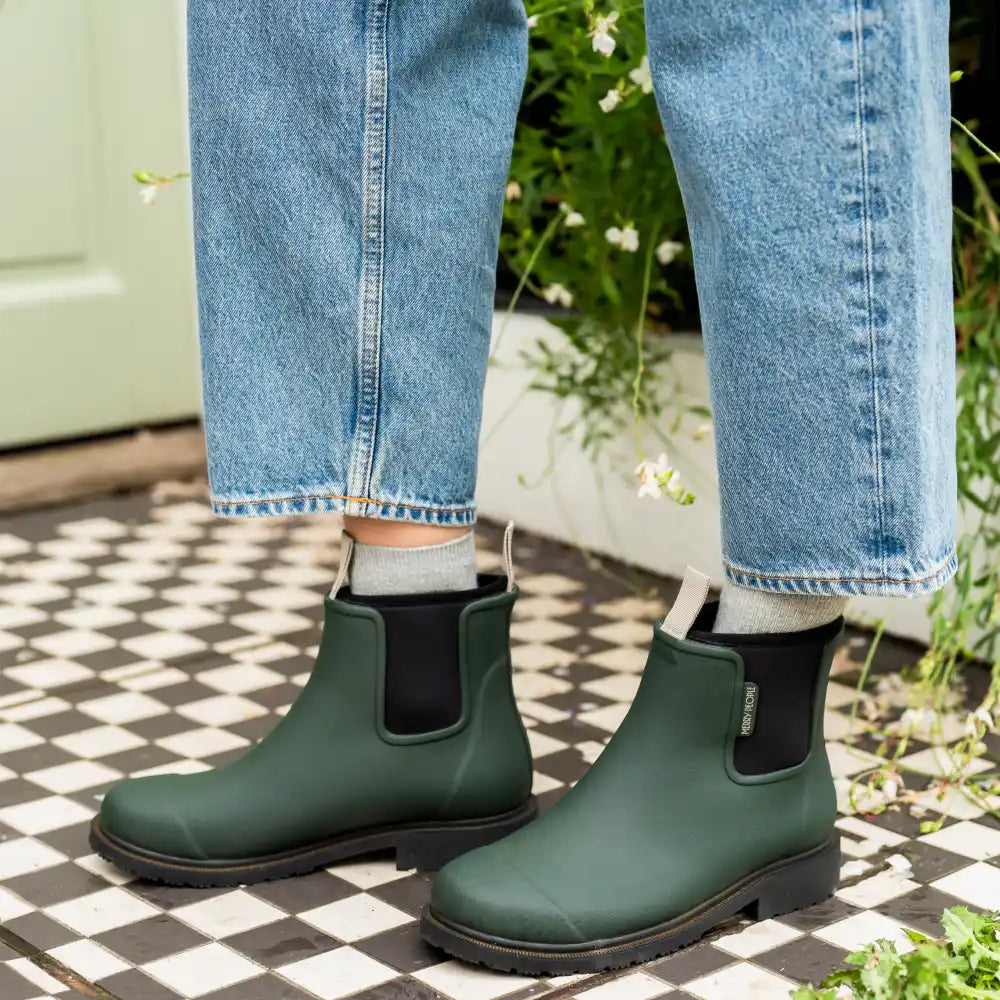 Bobbi Wellington Boot // Forest Green