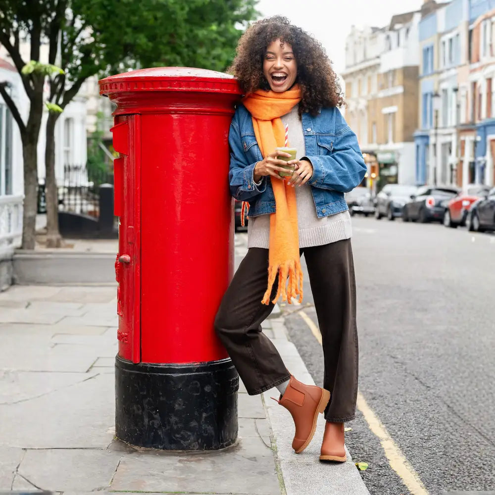Bobbi Wellington Boot // Rust