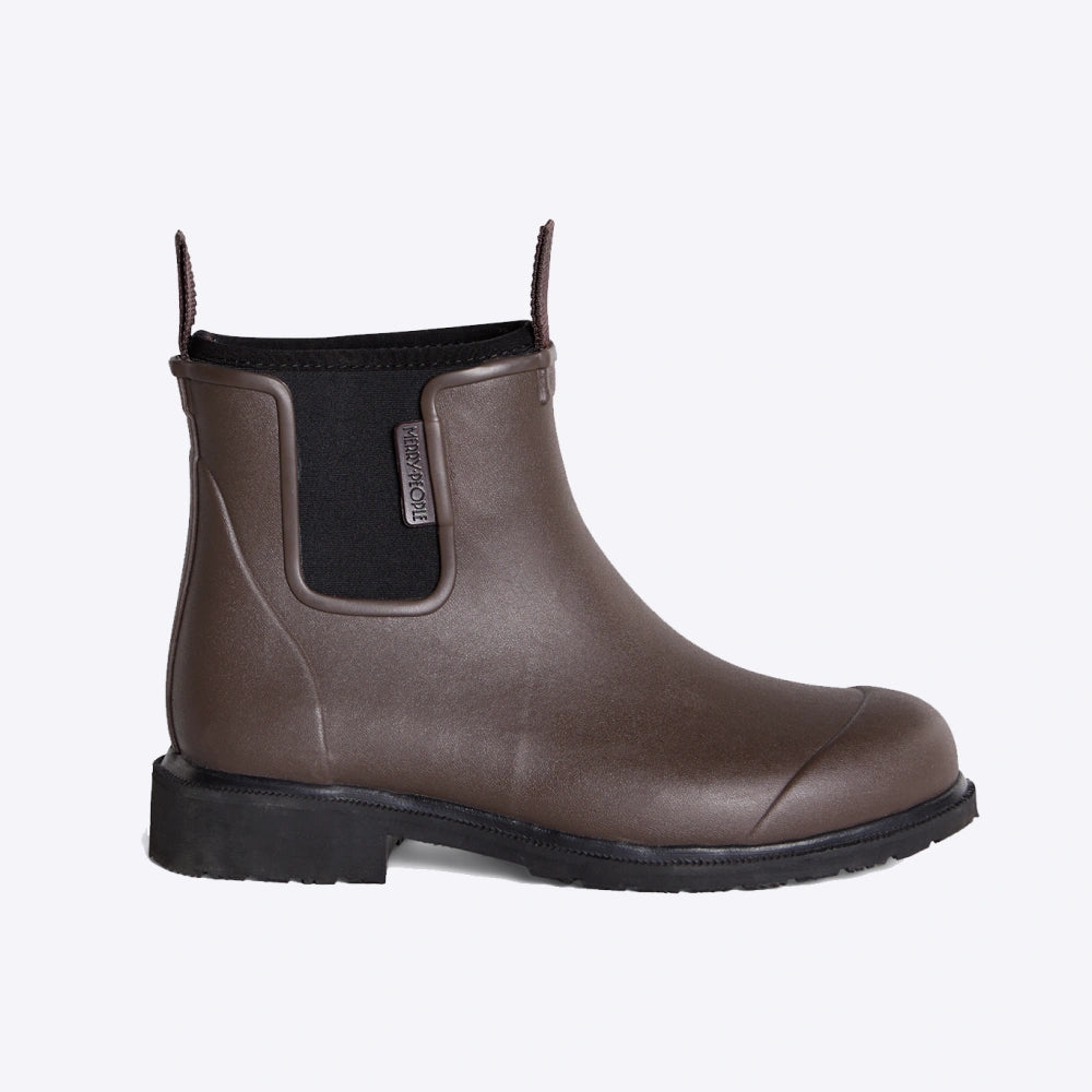 Bobbi Wellington Boot // Chocolate & Black