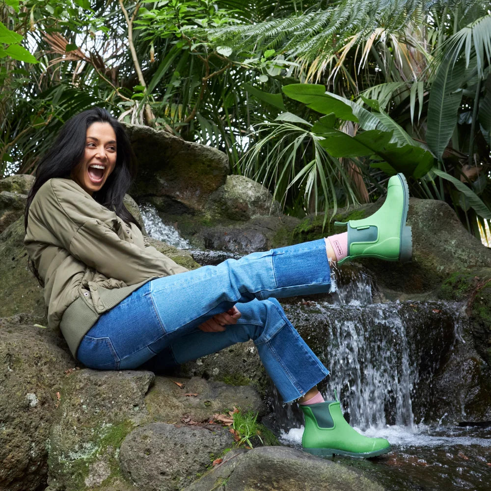 Bobbi Wellington Boot // Grasshopper Green