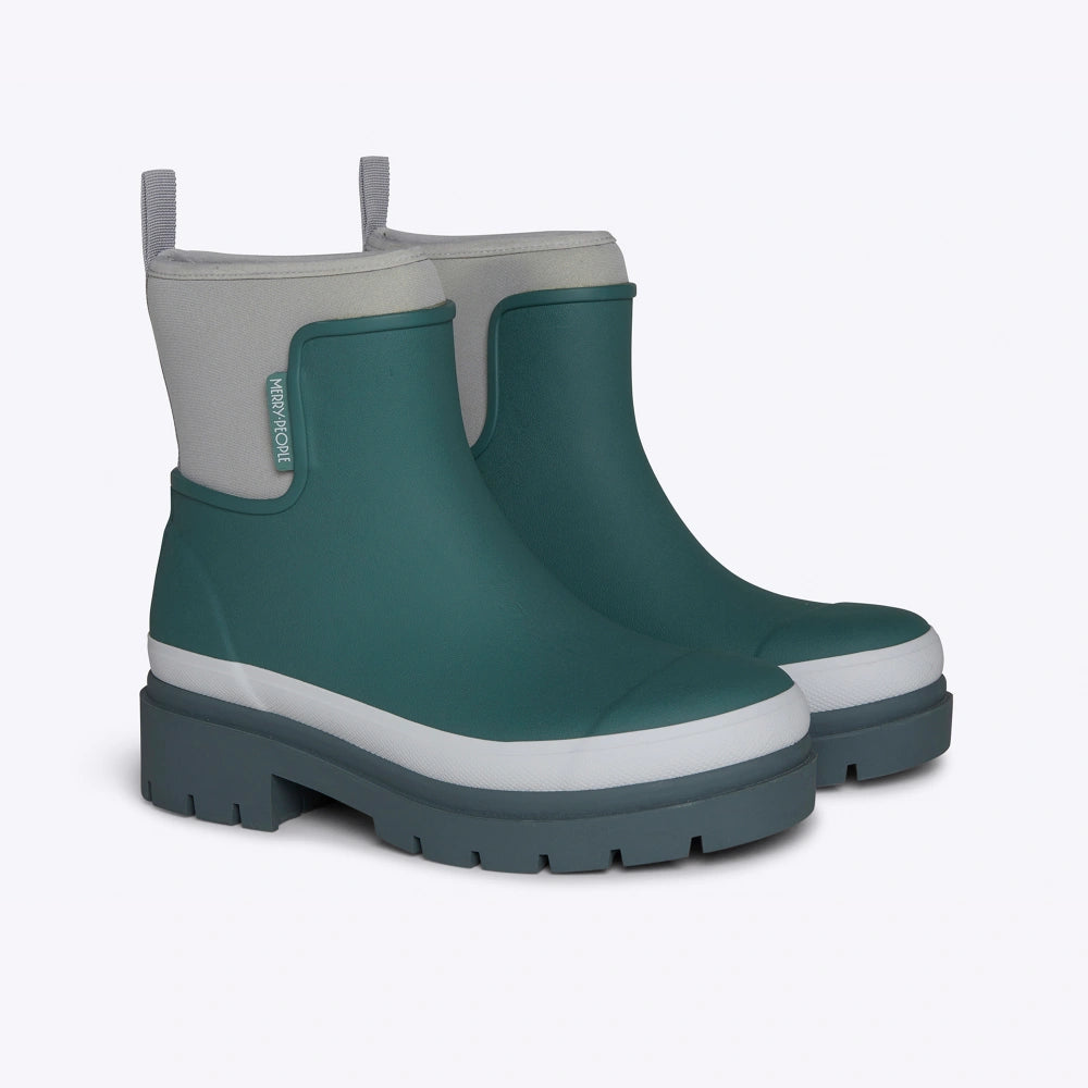 Tully Boot // Teal & Grey