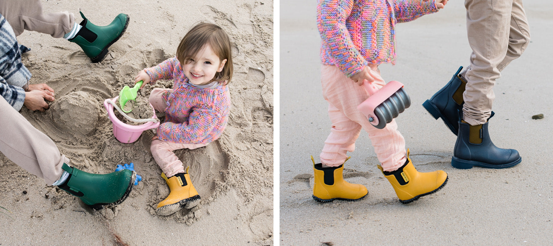 What are kids wellies made from?
