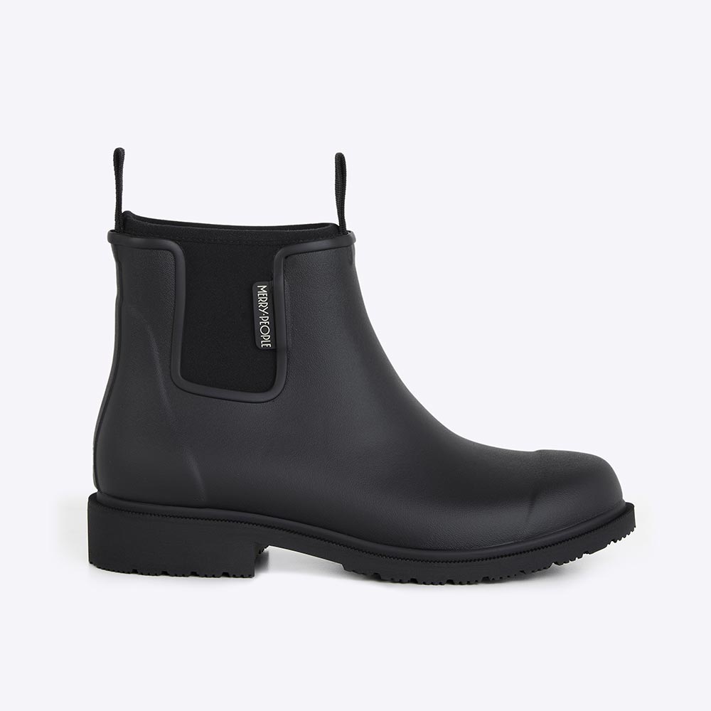 Bobbi Wellington Boot // Black & Black