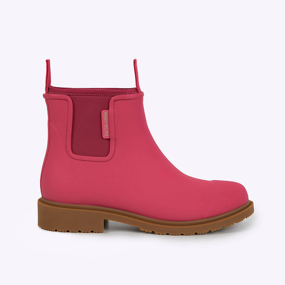 Bobbi Wellington Boot // Fuchsia Pink