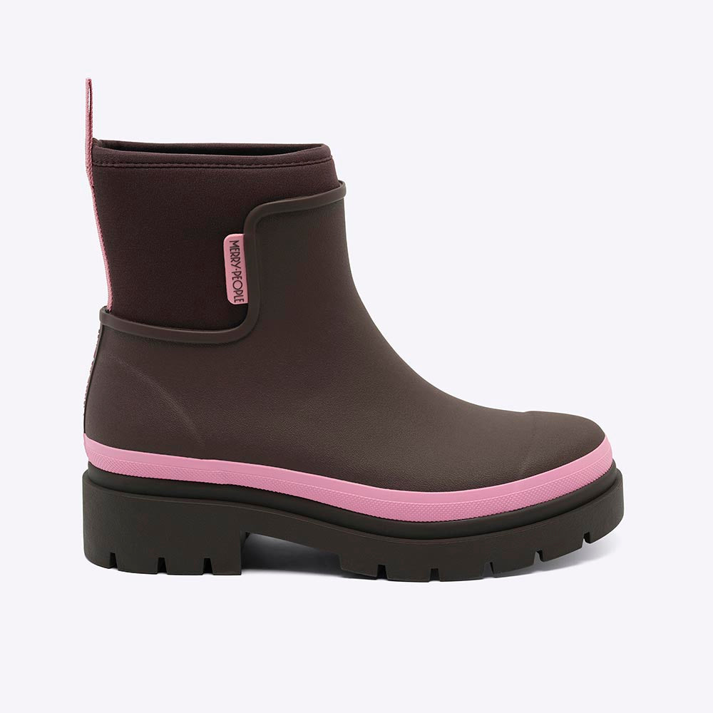Merry People X Oliver Bonas Tully Boot // Chocolate & Pink