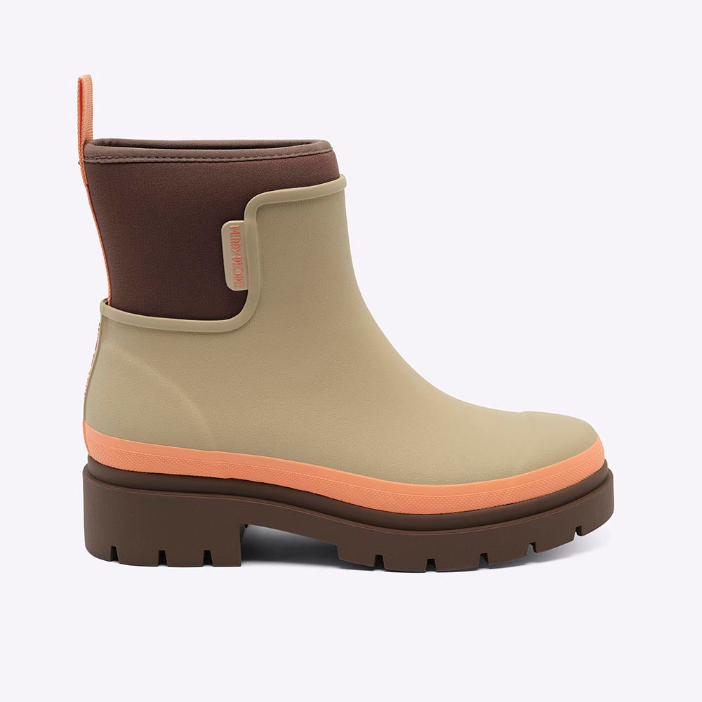 Tully Boot // Taupe & Apricot