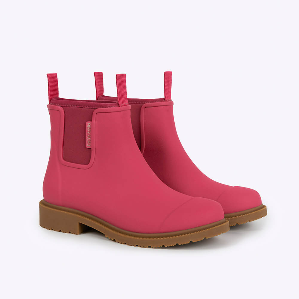 Bobbi Wellington Boot // Fuchsia Pink