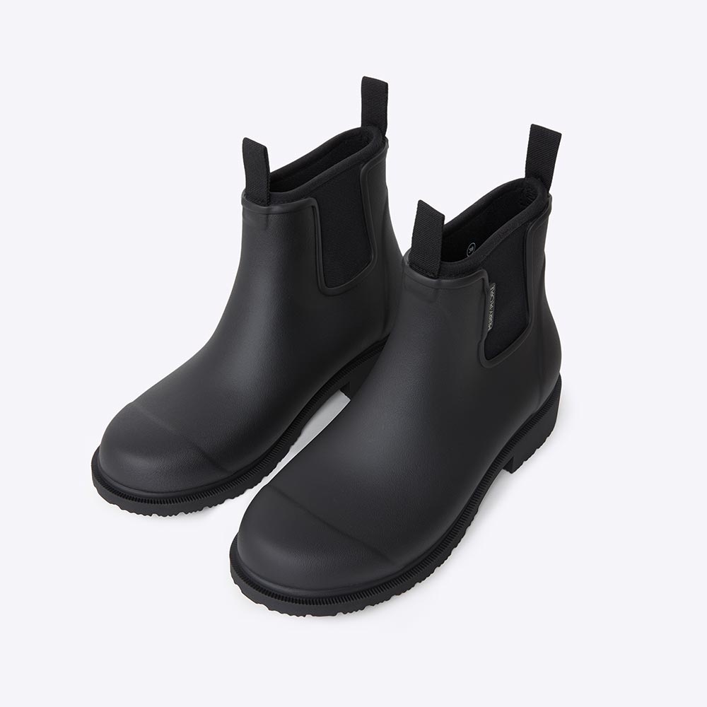 Bobbi Wellington Boot // Black & Black