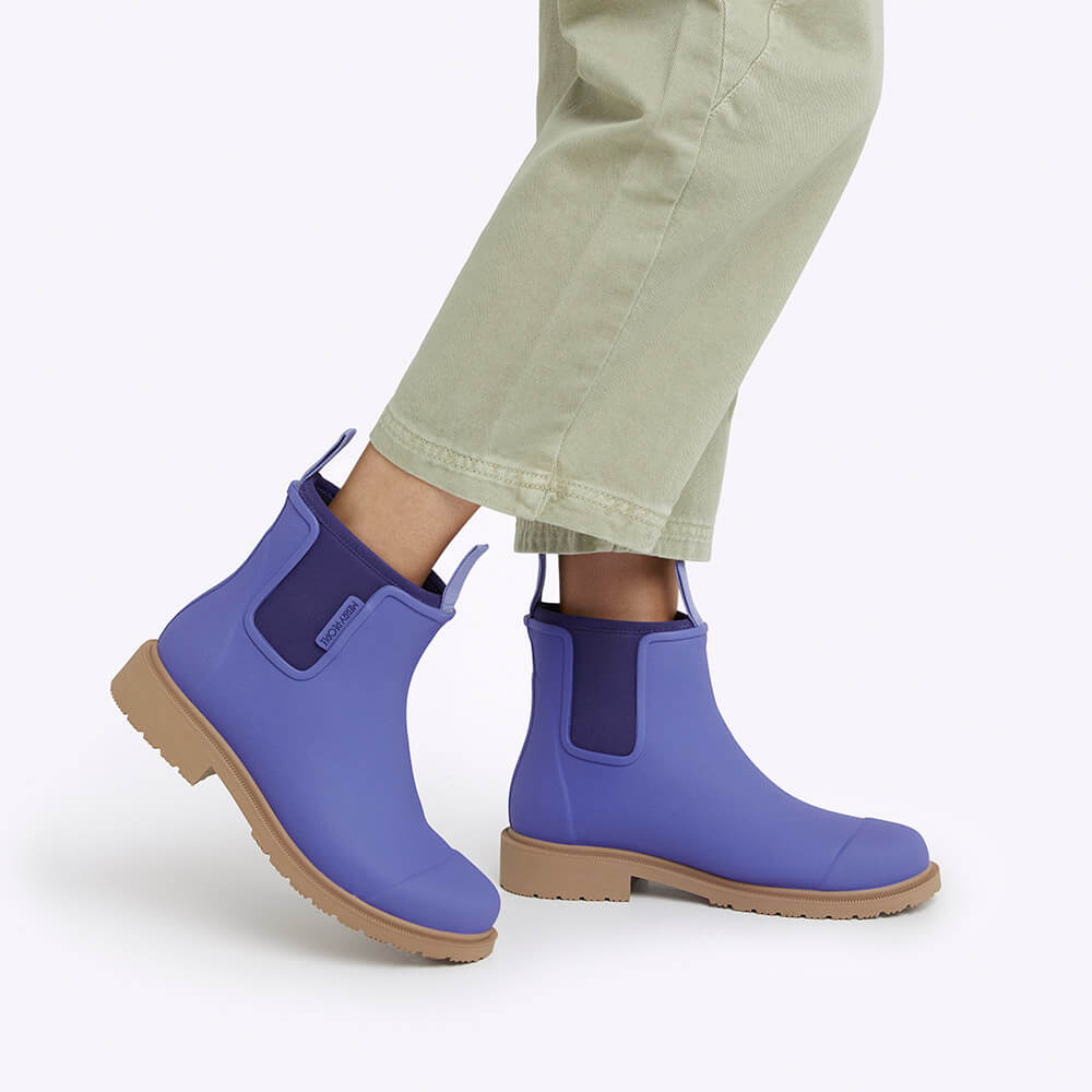 Bobbi Wellington Boot // Violet Blue