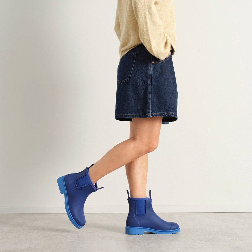 Bobbi Wellington Boot // Cobalt Blue