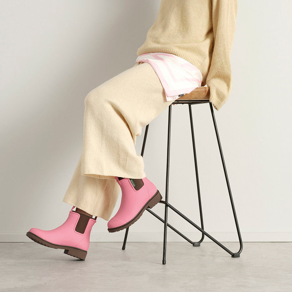 Bobbi Wellington Boot // Musk Pink