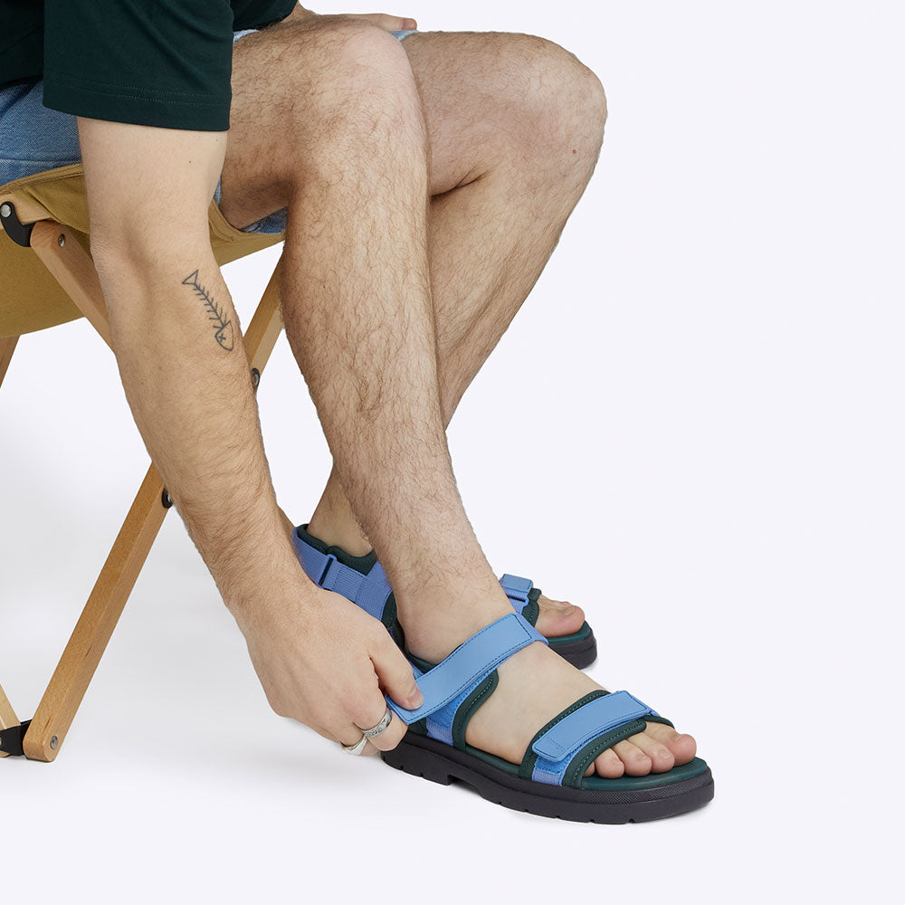 Lochie Sandal // Ocean Evergreen