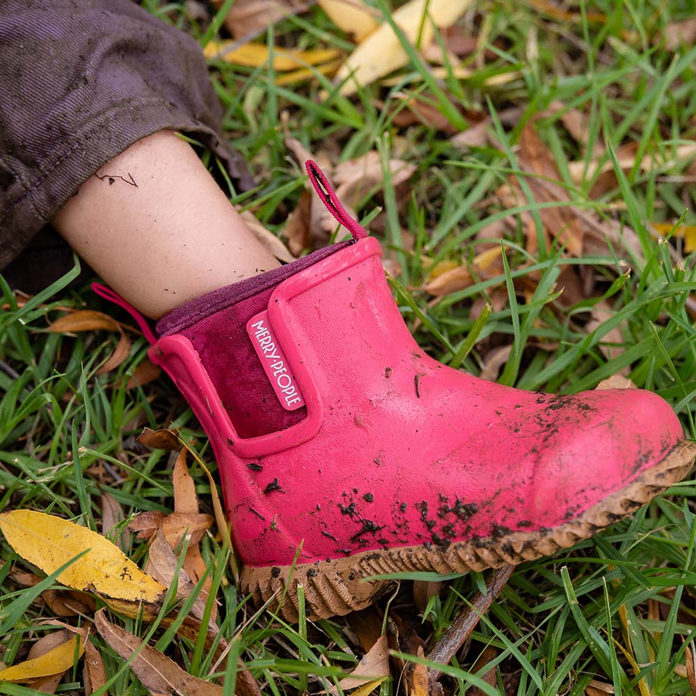 Bobbi Kids Wellington Boot // Fuchsia Pink