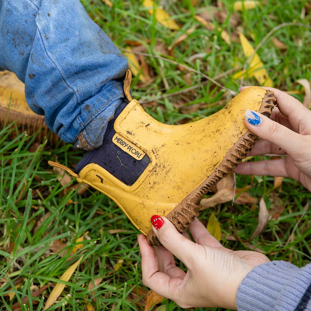 Bobbi Kids Wellington Boot // Straw