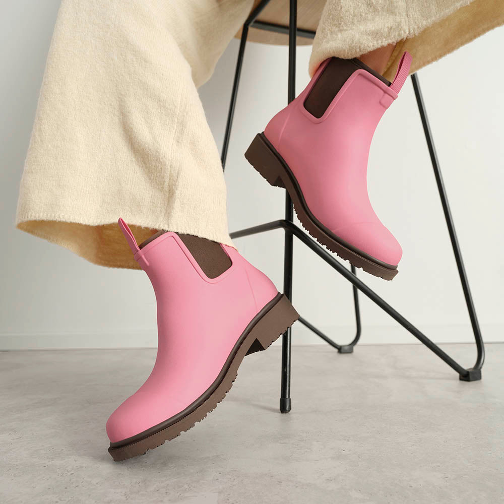 Bobbi Wellington Boot // Musk Pink